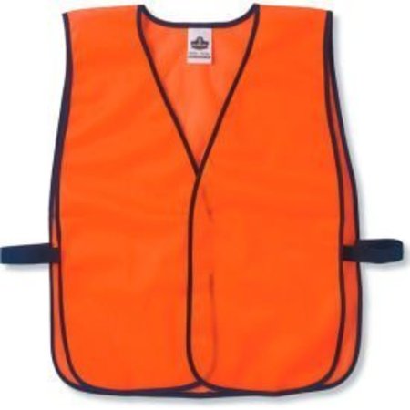 ERGODYNE Ergodyne® GloWear® 8010HL Non-Certified Economy Vest, Orange, One Size 20010